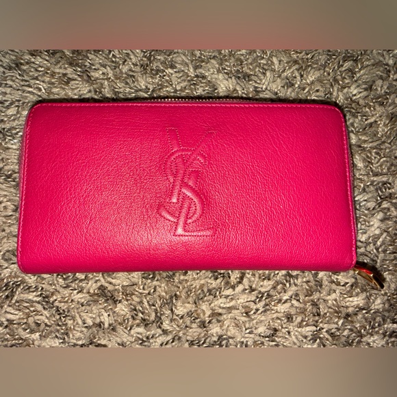 Yves Saint Laurent Handbags - Authentic ✨ Saint Laurent Zip Purse Long Wallet
